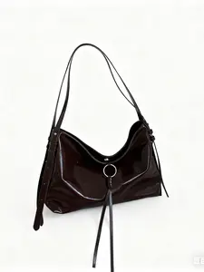 Vintage Commuter Shopping Crossbody Bag, Large Capacity Women's Handbag, Casual Soft Shoulder Bag for Daily Use, All Seasons