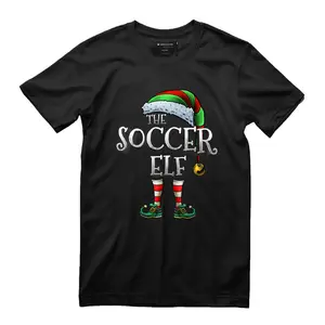 The Soccer Elf Shirt Matching Family Soccer Christmas Elf T-Shirt