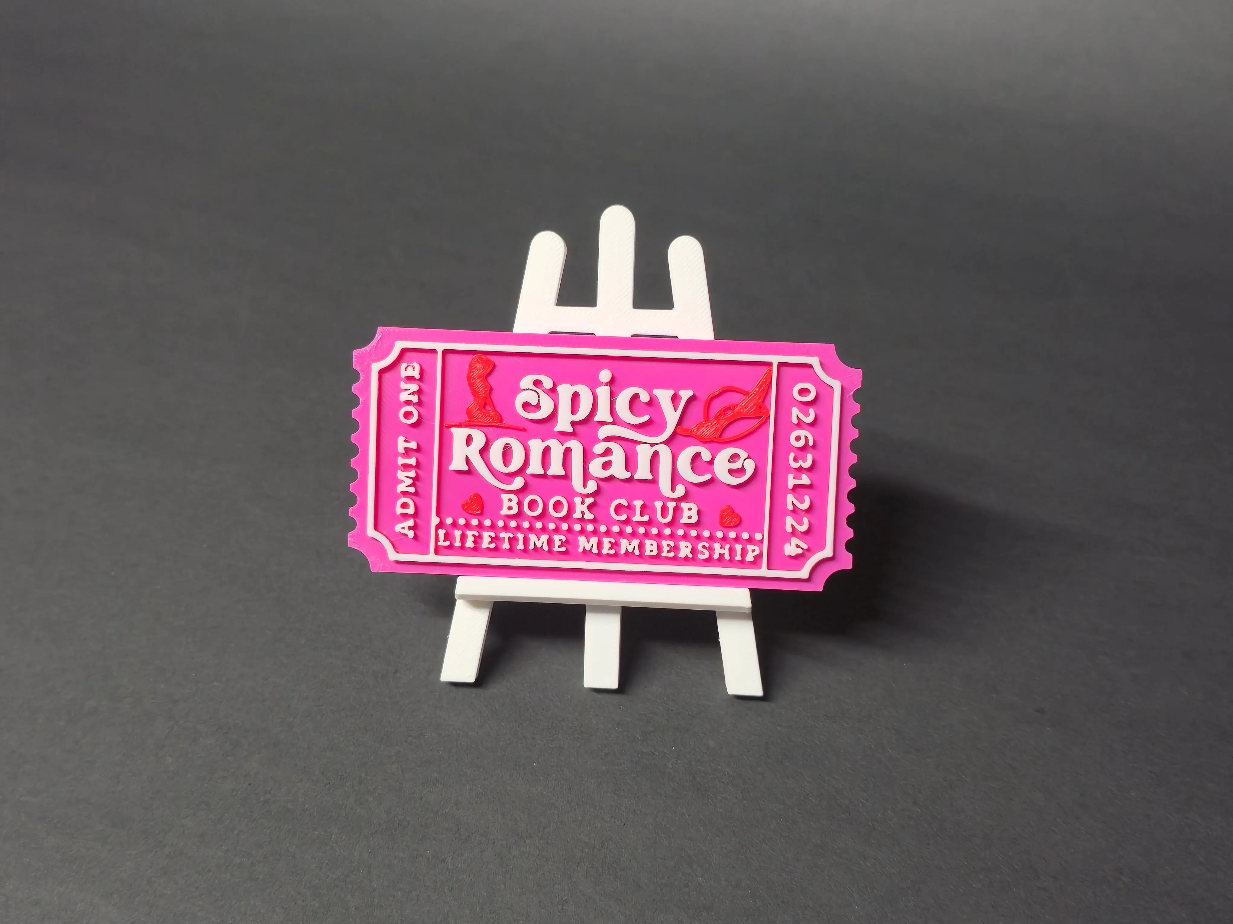 Spicy Romance Book Trope Ticket Magnet