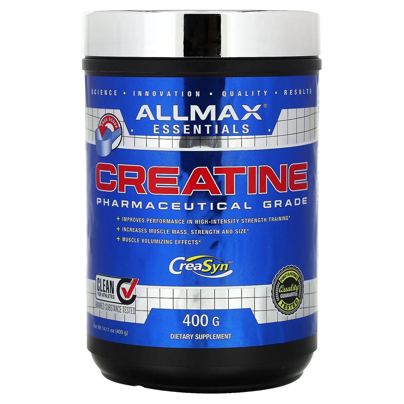 ALLMAX Creatine, Pharmaceutical Grade, Unflavored, 14.11 oz (400 g)