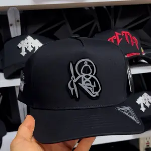 San Judas Tadeo Hats Black Red Snapback Curved Cap with black Logo Baseball Cap for Men Women Comfortable Fit Stylish Outdoor Events