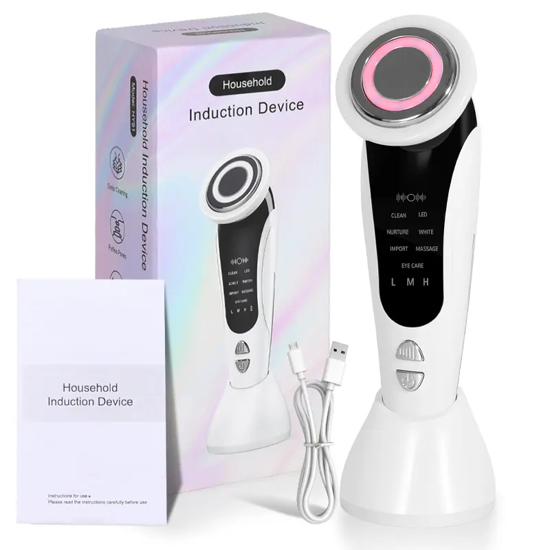 Cordless Beauty Instrument, Microcurrent Facial Vibration Massager for Skin Rejuvenation, Lifting & Wrinkle Fading, At Home Facial, Face Care Instrument, Beauty Devices, Microcurrent Devices, Vibrations
