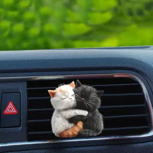 Cute Cat Air Conditioning Decoration, Car Vent Aromatherapy Clip, Diffuser Holder, Car Interior Diffusers, Car Accessories, Fun Car Decor, Easy Install, Gift for Drivers