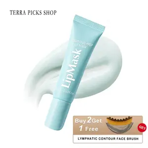 Soothing Prep Peel Off Lip Mask, Lip Prep Treatment for Smooth Soft Lips, Twist Lock Squeeze Tube, Easy Peel Lip Care Mask for Daily Lip Prep, Hydrating , 10 ml / 0.33 fl oz Exfoliating Softening Peptide Balm