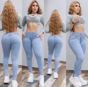 Colombian Push Up High-Waisted Skinny Jeans for Women – Authentic Stretch, Premium Quality, Butt-Lifting Fit