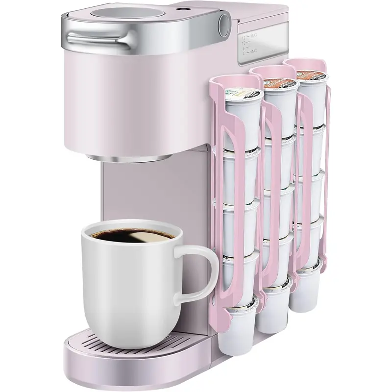 2 Packs Coffee Pod Holders for Counter Small Space - Kcup holders for Wall Mount,K Cup Holder for Keurig,Coffee Pod Holders for Keurig, K Cup Holders, Kcup Holders, Space Saving K pod Storage（Coffee machine not included）