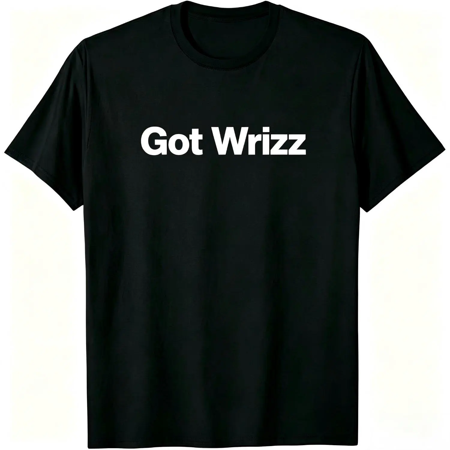 Women's Short-Sleeve Round Neck Wrizz Meme Viral Gen Z Slang T-Shirt, Casual Comfortable Stylish Tops, Funny Gift for Youth
