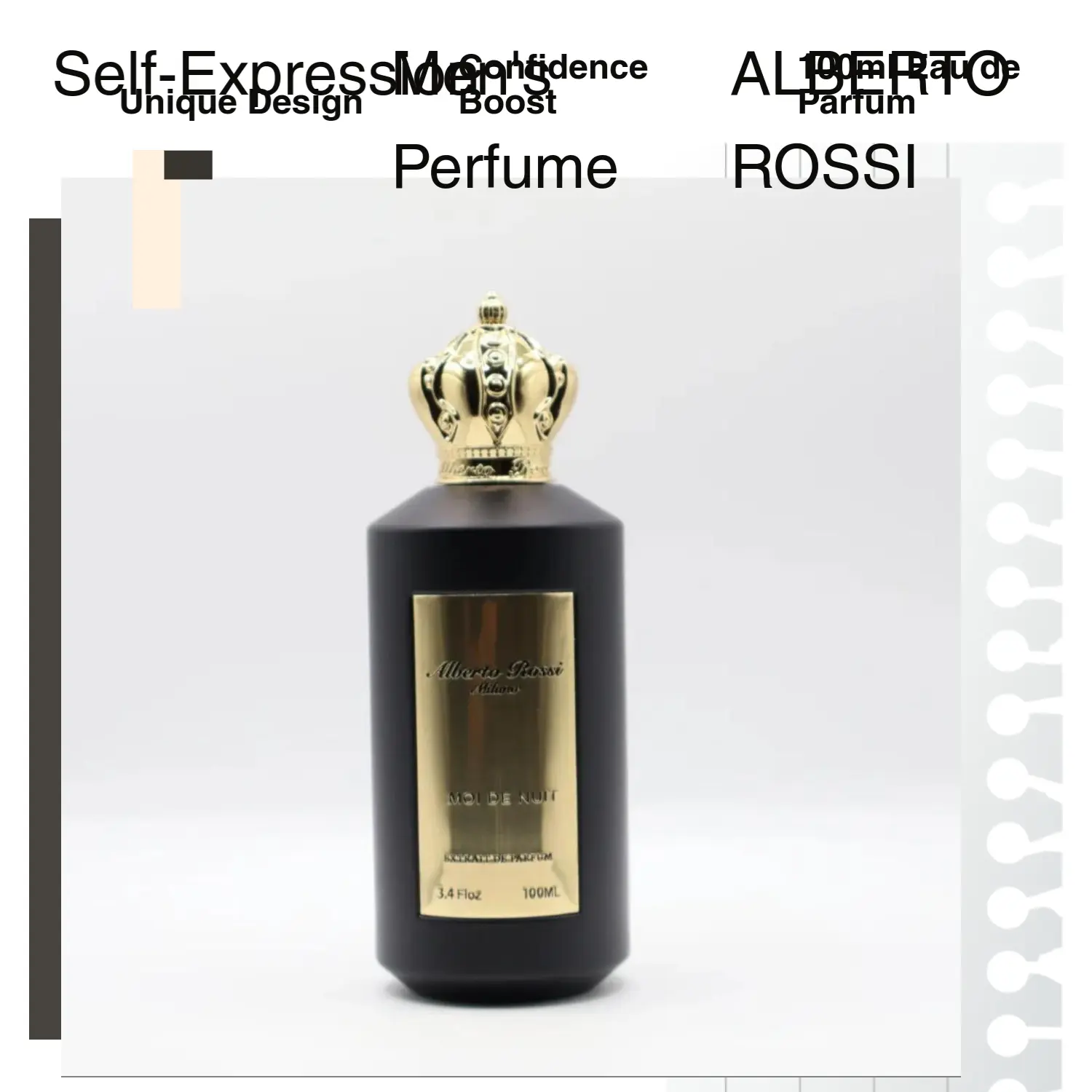 Moi De Nuit 100ml Eau de Parfum Unique Design for Self-Expression and Confidence 3.4 Fl oz Embrace Your Distinct Personality