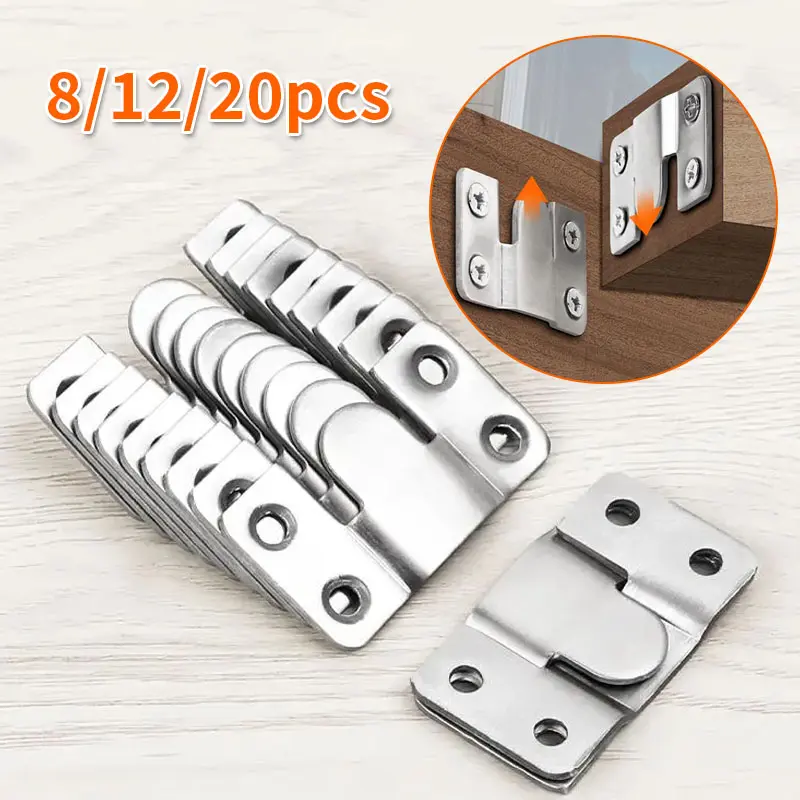 8/12/20pcs hanging buckles, photo frame wall hanging buckles, photo wall nail hardware accessories, used for hanging photos and exhibition paintings, Hanging Buckles for small suspensions