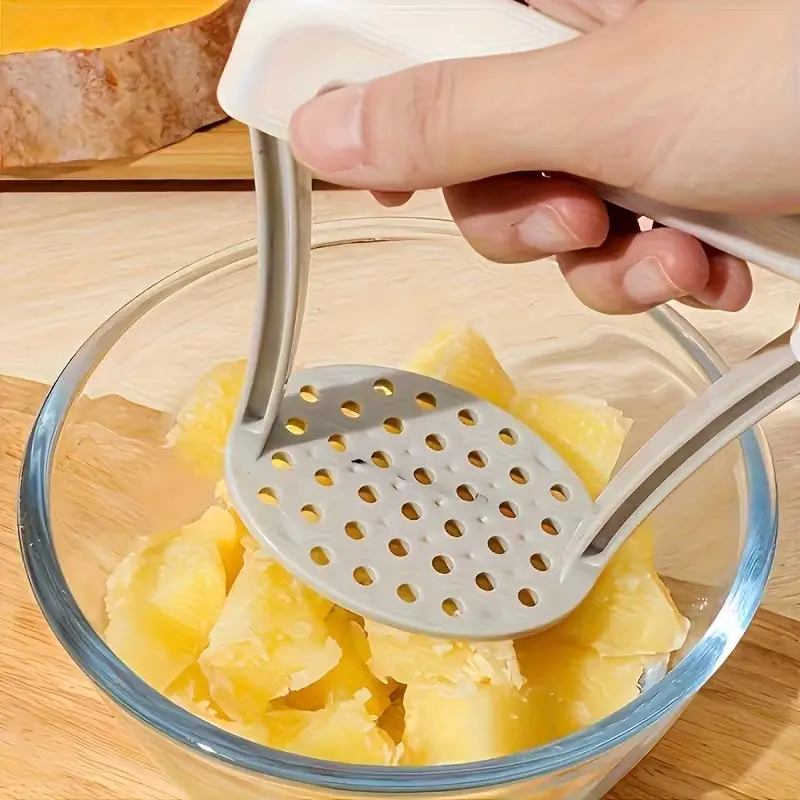 Strong Plastic Handmade Potato Grater- Perfect for Food and Fruits, Easy-to-Use Handle Grater for Sweet Potatoes and More, Essential Kitchen Tool, Fruit Grater| Efficient Grinding, Suitable for All Seasons.