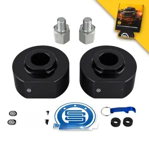 - 2" Front Leveling Kit For 1981-1996 Ford F-150 4wd Delrin Spring Lift Spacers With 5/8" Stud Extenders Can Cooler Included Purchase