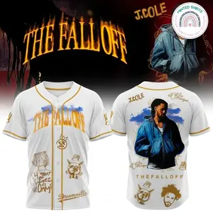 J Cole Fall Off Tour 2026 Special Edition Jersey gift for true fans