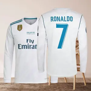 1617 Away Soccer Jersey Long Sleeve NO.7 Ronaldo
