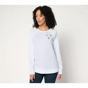 Ali + Mally x Peace Love World Embellished Sweatshirt