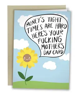 Money's Tight Rhyme With Envelope, Sassy Mother’s Day Cards - Mother's Day Cards for Mom