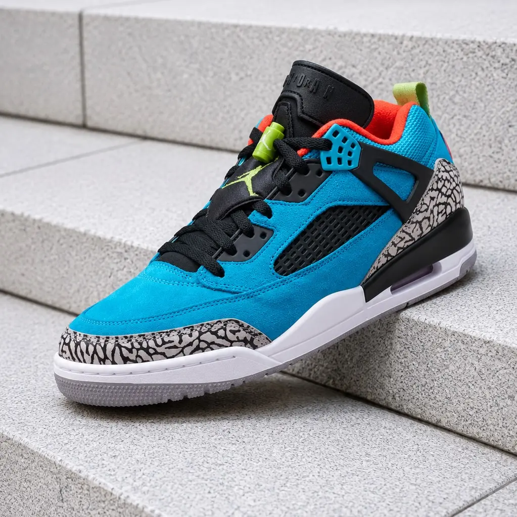 Nike Air Jordan Spizike Low Neo Turquoise Light Crimson Men's Fashion Sneaker New