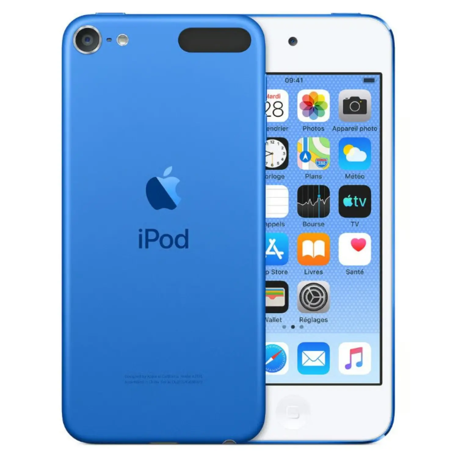 Refurbished Apple iPod Touch 7th Gen 4.0" Retina Display Blue 2019 32GB with A10 Fusion Chip & Charger Accessory | (Eco-Friendly Condition)