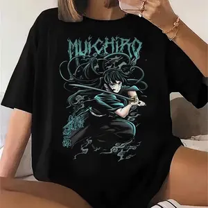 [Sale Up To 50%] Muichiro Tokito Shirt, Mist Hashira Anime Tshirt, Graphic Streetwear T-shirt