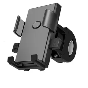Universal 4-6.5inch Mobile Phone Holder Stand Bracket 360 °   View Mount For Motorcycle Bike   Bicycle Motorbike Car Shockproof