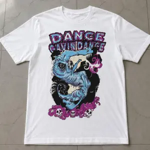 DANCE GAVIN DANCE White Tee | DGD Blue Monster Graphic Band Shirt, Vintage Y2K Shirt, Y2k Tee, Gift For Fans, Unisex Shirt for Men Women