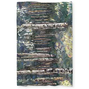 360 stand Twin Extra Long Birches Tree Printed Duvet Cover - Elegant, Illustrative Bedroom Bedding, Easy-Care Nature Theme Home Decor Accent, Illustrative Bedroom Duvet Cover, Twin Duvet Covers