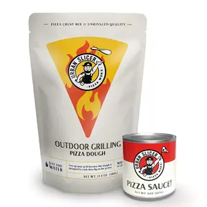 Urban Slicer Pizza Worx Outdoor Grilling Pizza Kit - 1 Bag Outdoor Grilling Style Crust, 1 Pizza Sauce