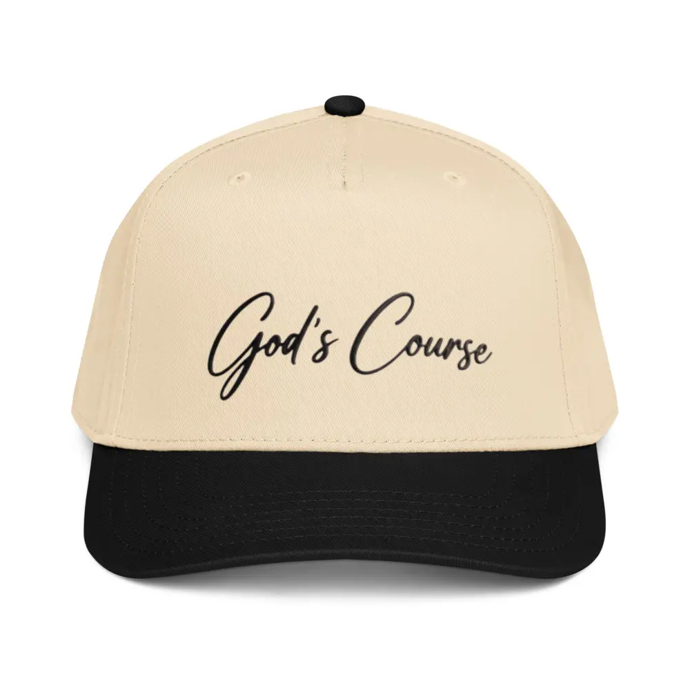 GOD'S COURSE 5-Panel Cap, Fashion Clothes Accessory for Daily Wear