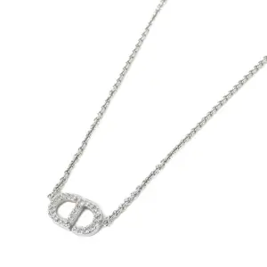 Pre-owned Dior Other Small Leather Goods Christian Petit CD Necklace