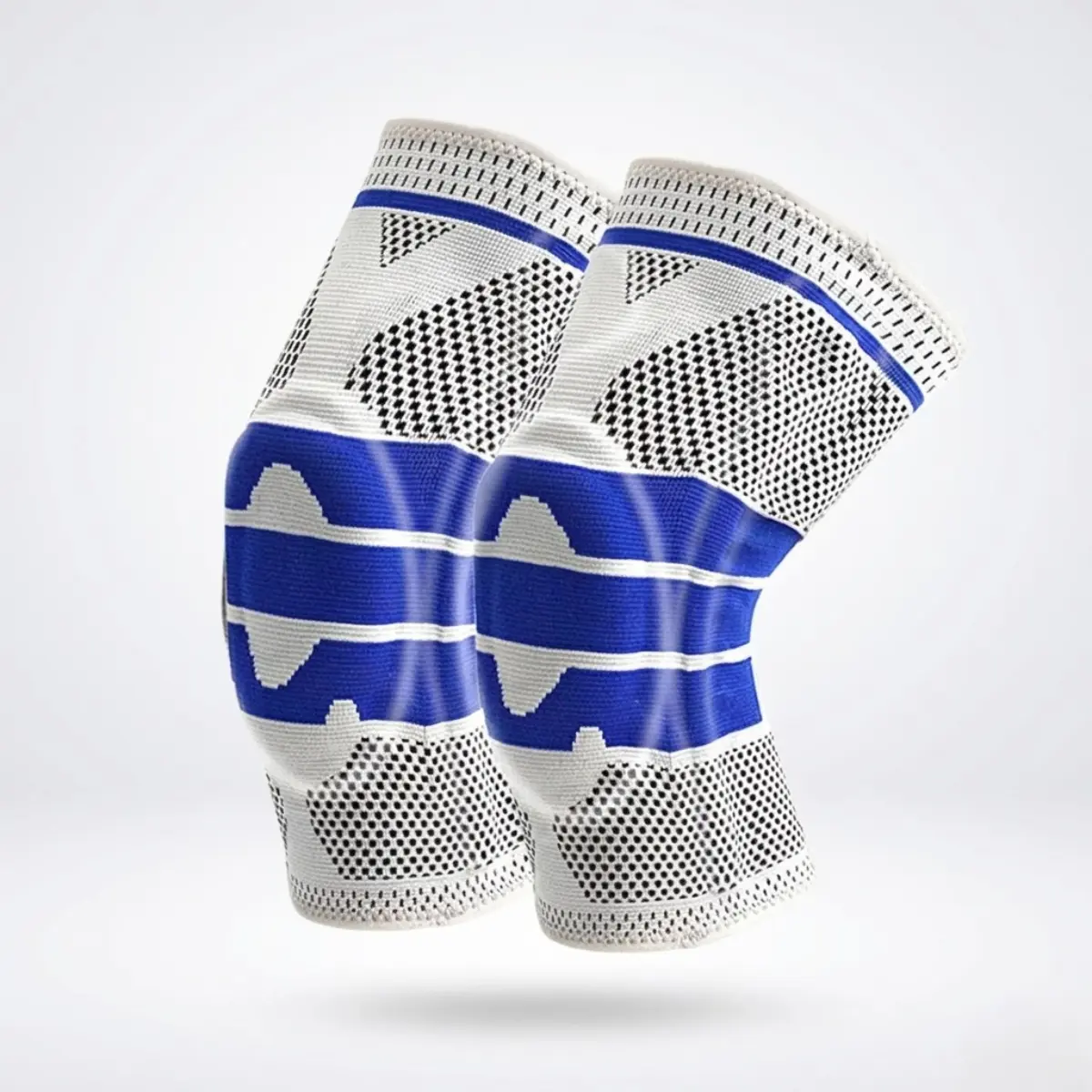 Knee Brace for Meniscus Tear Pain Relief, 1 Pair Compression Knee Support Sleeve for Arthritis, Breathable Sports Knee Pads for Basketball, Running, Gym, Workout, Unisex Multi-Size