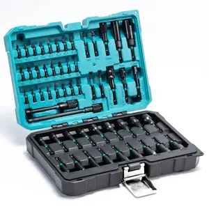 54PCS Magnetic Nut Driver Set – Impact Drill Bit Kit, Metric & SAE, Perfect Gift for Men Hex Shank Screwdriver Multipurpose Screwdriver