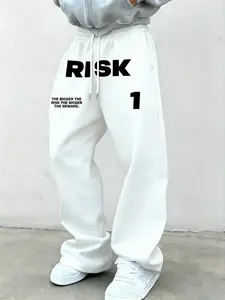 Colorful Floral Patchwork High-Waisted Loose Fit Pants, Unisex Streetwear, Vintage American Style, Soft Cotton Blend Fabric, Drawstring Waist