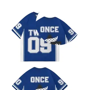 OT9 Football Jersey – Vintage 90s K-Pop Fan Jersey for Couples