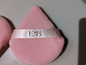 Elegance Beauty, Powder Puff, Makeup Tool, Pink Color, Soft, and Flexible