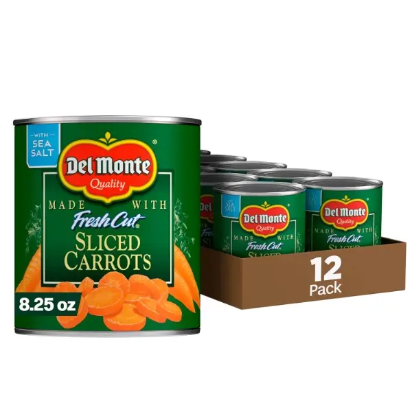 Sliced Carrots, 8.25 Ounce (Pack of 12)