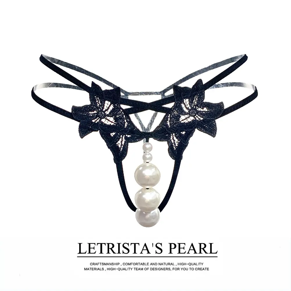 sexy lingerie pearls Pearl G-Strings & Panties – Rebel Romance main image 1