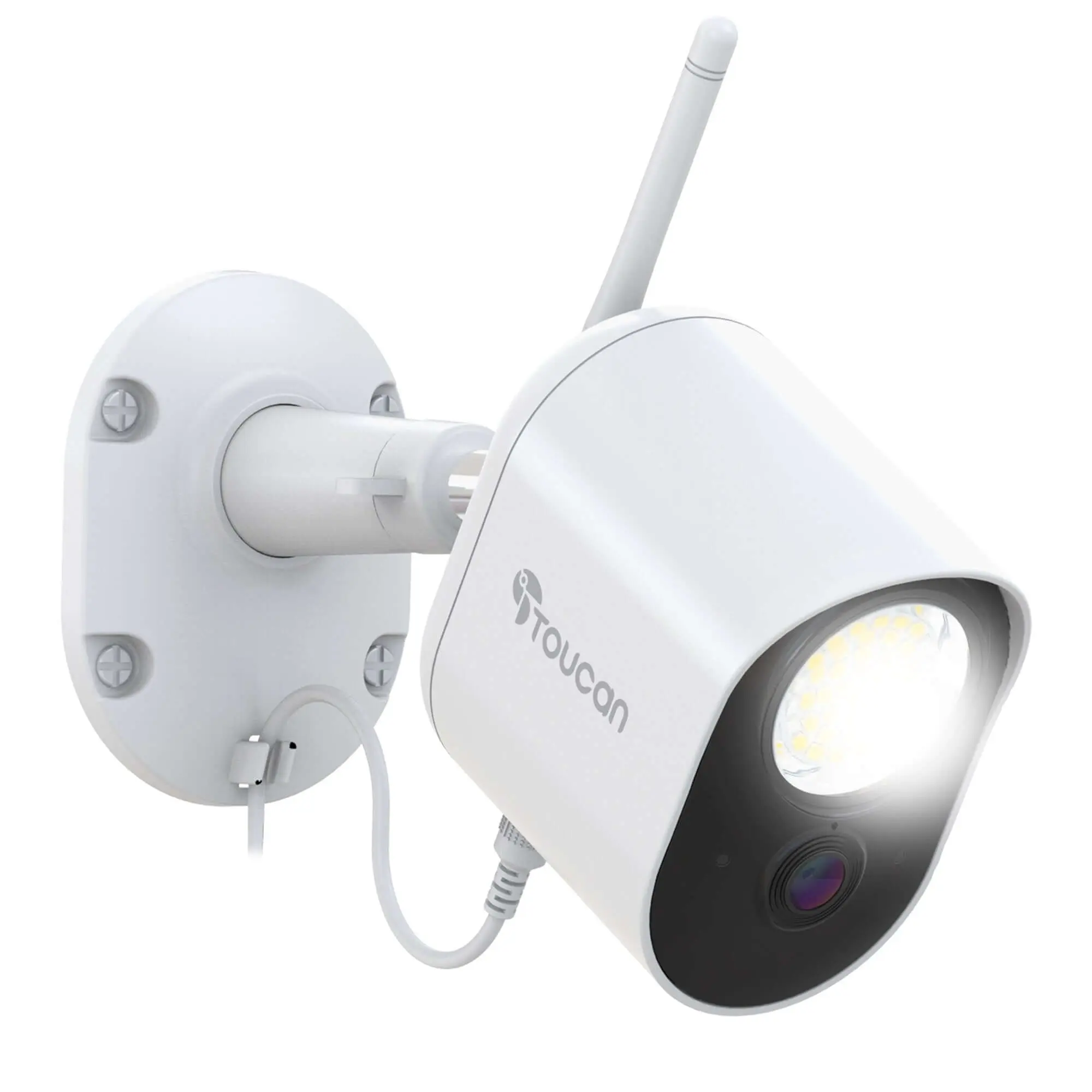 Toucan Floodlight Security Camera – 1080p HD, 1200-Lumen LED