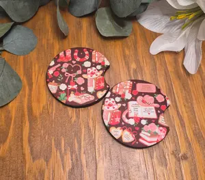 Cowboy Romance Car Coasters