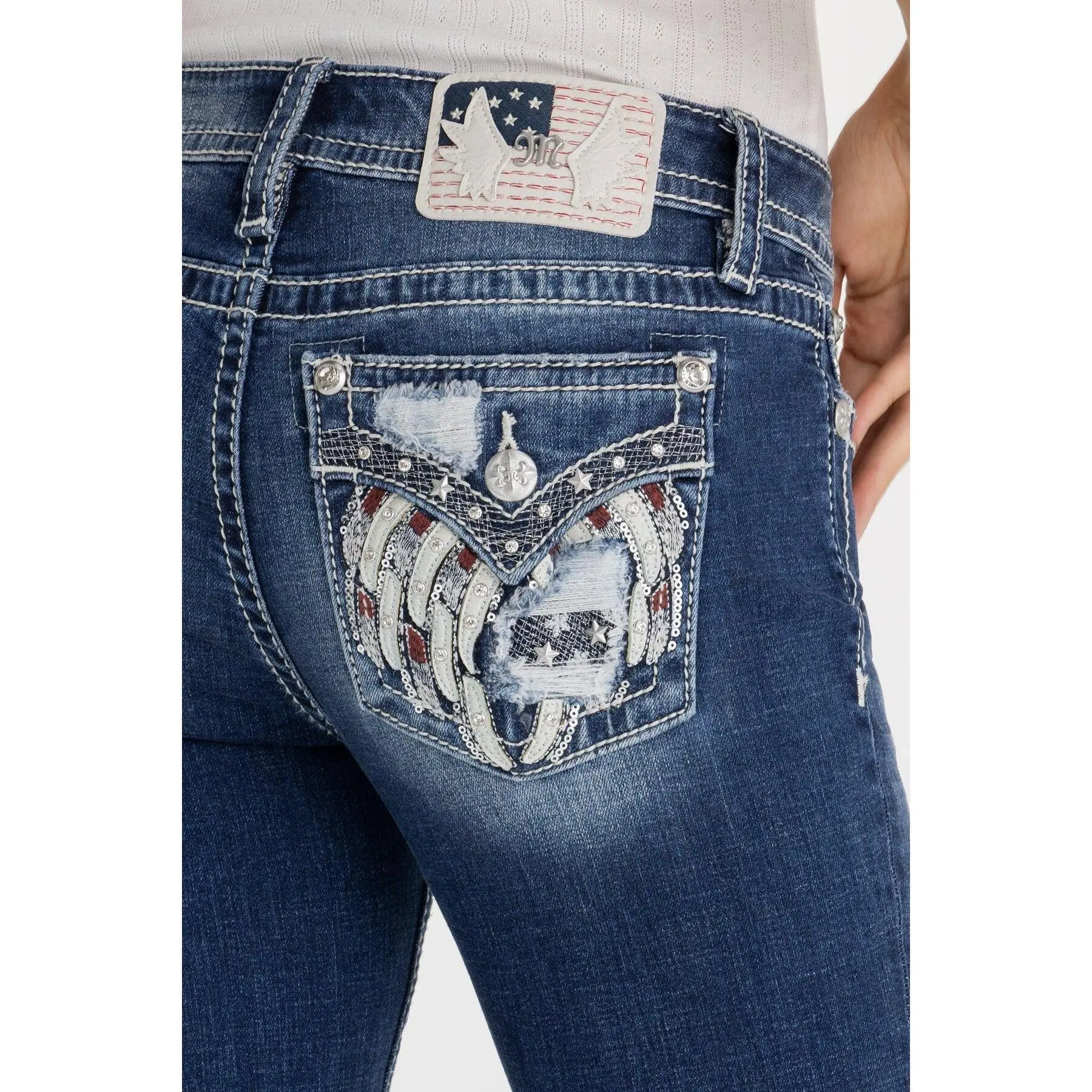 Trinity Wing Bootcut Jeans