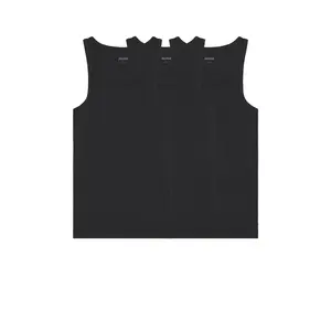 SKIMS Cotton Rib Tank 3-Pack in Onyx