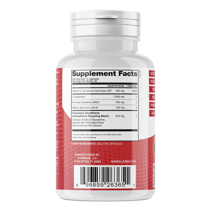 Original Glutathione Formula, OGF by RobKellerMD, daily supplement to boost glutathione, 180 capsules