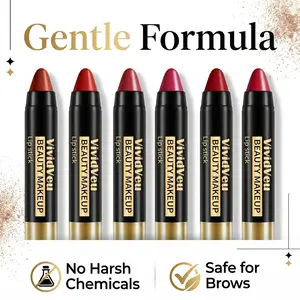 VIVIDVEU Premium Lipstick Set – Long-lasting, Moisturizing, Highly Pigmented Lip Colors for All-Day Wear, Smooth Application, Smudge-proof, Waterproof, Vibrant Shades Perfect for Daily Makeup, Parties, Special Occasions, and Gift Sets