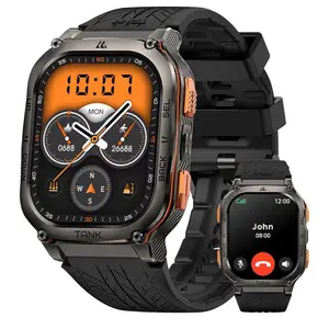 AMAZTIM Military Smart Watch with GPS 6 Satellite Positioning Compass Wearable Smartphone Compatible