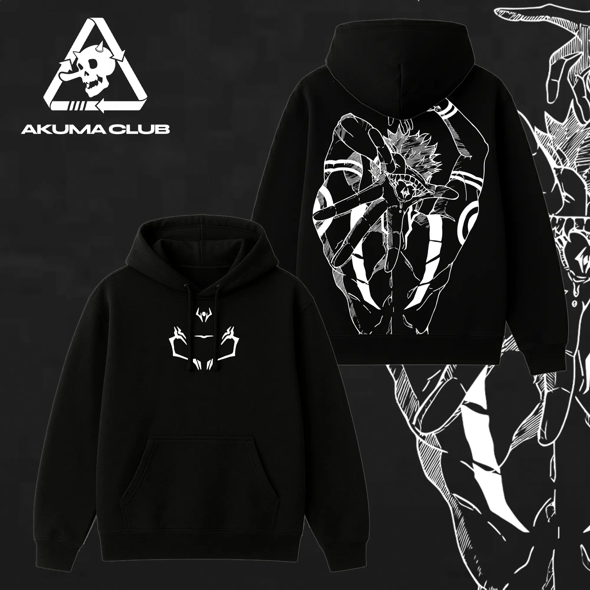 Limited Sukuna Best Anime Jujutsu Kaisen - (Made in US) Hoodie T-Shirt Sweatshirt, Retro Vintage Unisex Graphic 90s Cotton, Gift For Wibu, Anime Manga Y2K Streetwear