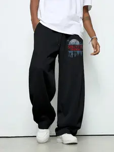 Stranger Things Main Characters Graphic Jogger Pants: Casual Fan Merch Comfort Sweatpants