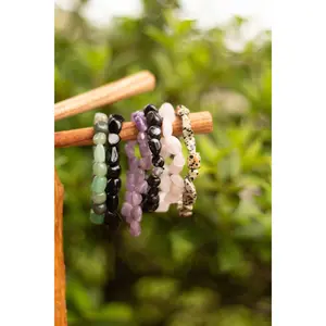 Tumbled Crystal Bracelet