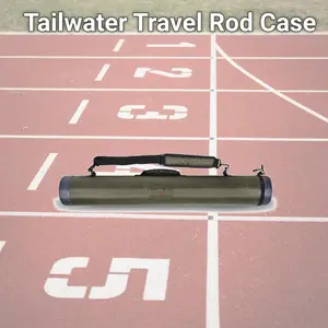 212 MAIN TWFRTC-GRN Tailwater Travel Rod Case, Fishing Pole Bag with Padded Strap for Storing 2 Rods, Outdoor Fishing Storage Solution, Travel Surf Rod