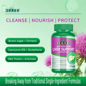 EGUOO Milk Thistle & CoQ10 Liver Support Capsules Plus