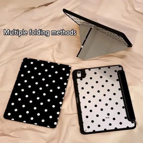 Soft Tablet Casing with Foldable Adjustable Stand - Protective Tablet & Computer Accessories, Fits 10.9 inch iPad 10th/9th/8th/7th Gen, 8.3in Mini 6/7, 9.7in 6th/5th Gen/Air 4/5/Pro, 11in Pro (2021/2022/2024 11inch)