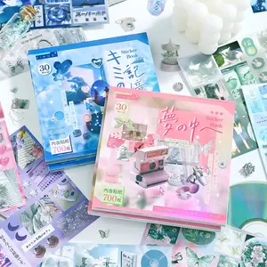 700+ Glossy & Matte Japanese Aesthetic Die-Cut Stickers, 30 Sheets 2 Styles Sticker Set for Journaling, Scrapbooking, Planners, DIY Crafts, Junk Journals, Prayer Board & Vision Board Supplies
