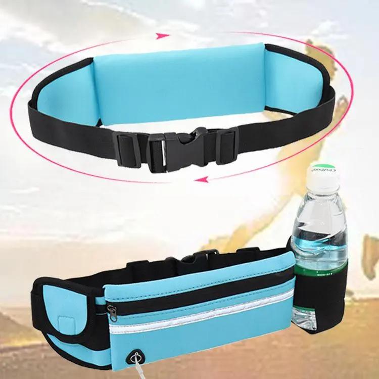 Running Belt Running Waist Pouch Belt Bag  for Women and Men, Large Capacity Belt Running Fanny Pack Hiking Fanny Pack Holder for Cell Phone, Money, and Keys, Adjustable Belt Pouch fits Most Phone and Waist Sizes